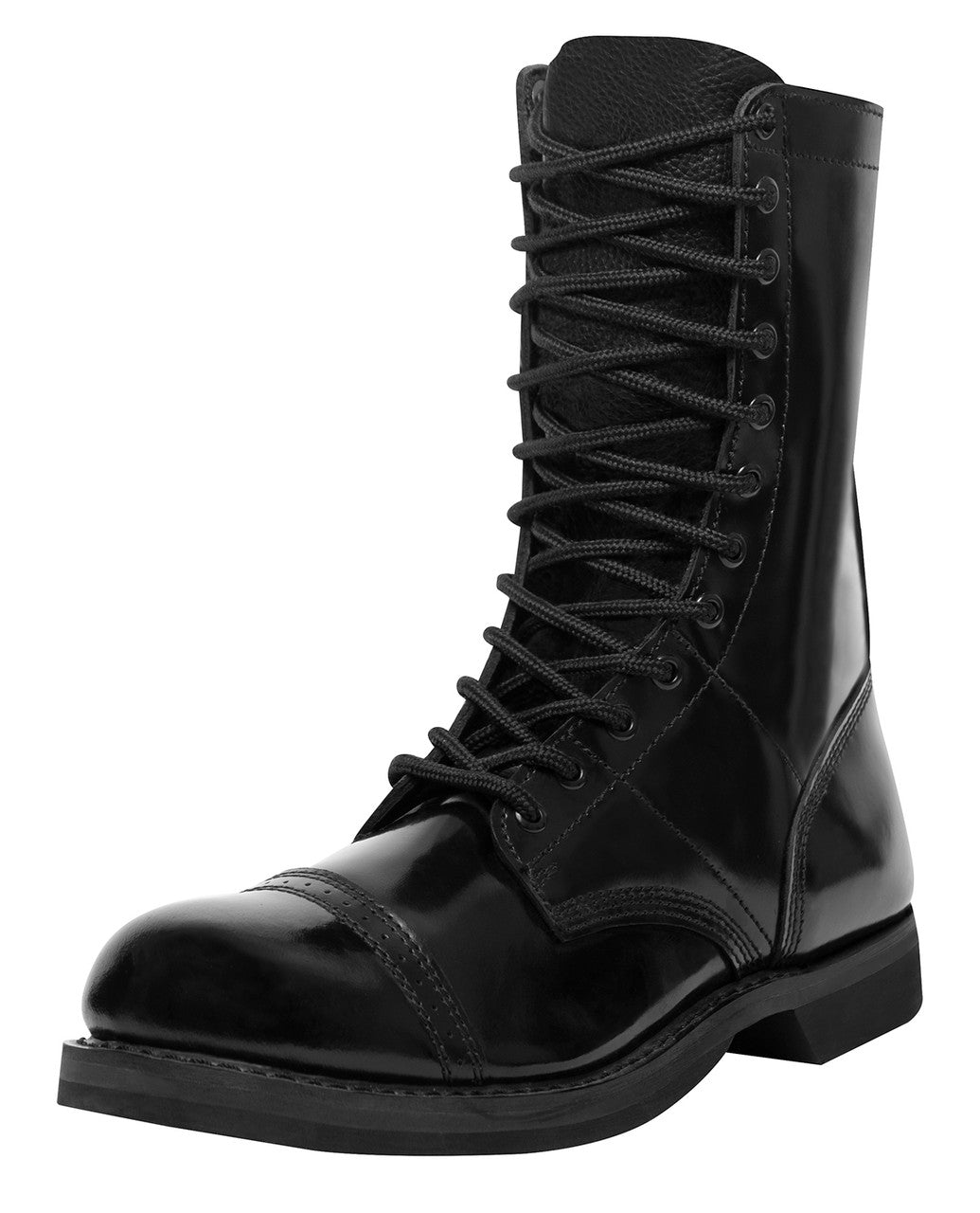 Rothco 10" Black Leather Jump Boot