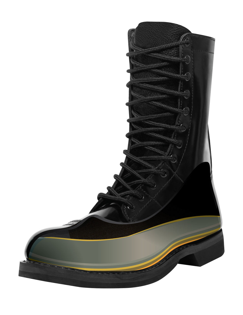 Rothco 10" Black Leather Jump Boot