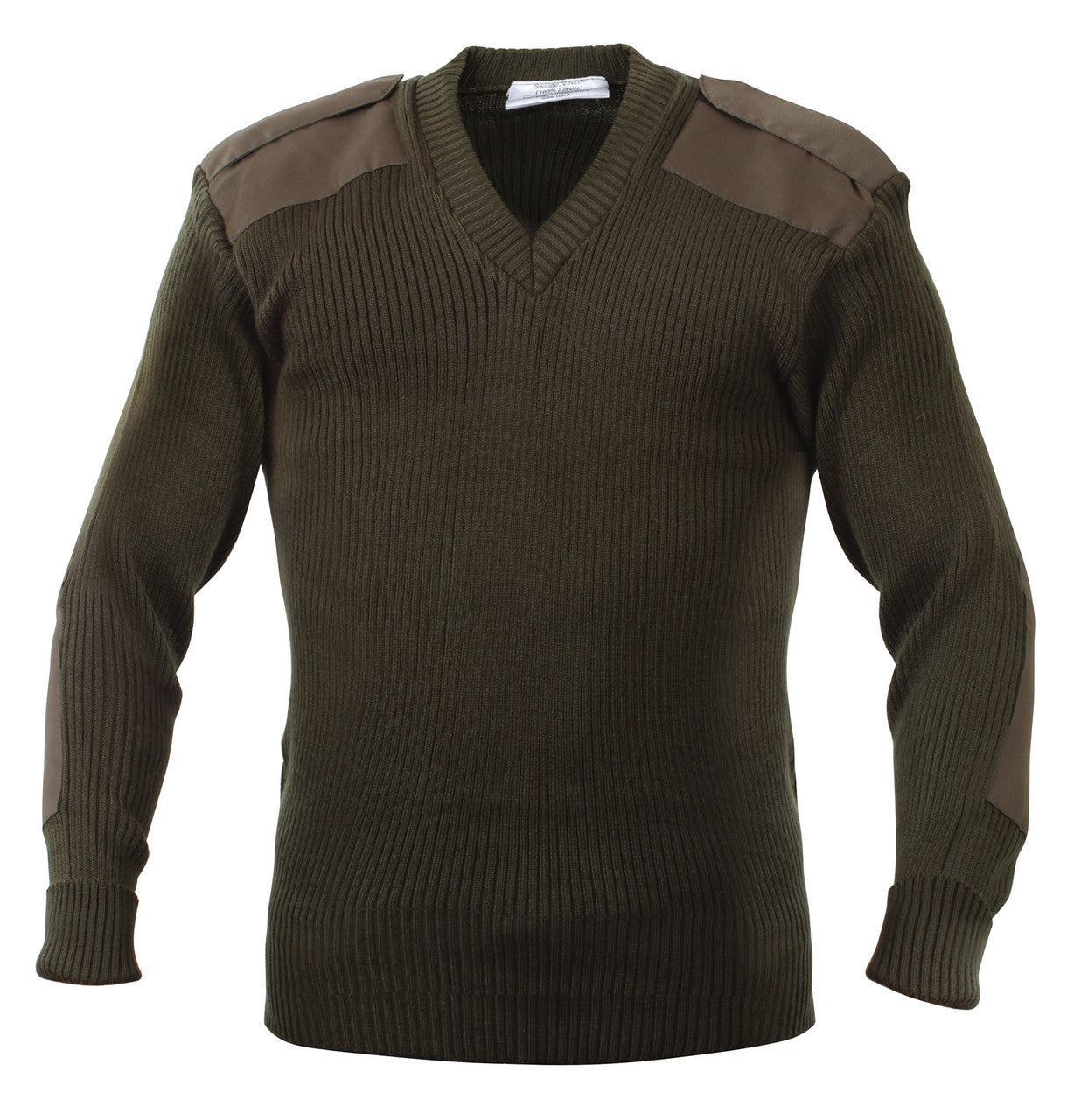 Rothco GI Style Acrylic V-Neck Sweater: Olive Drab