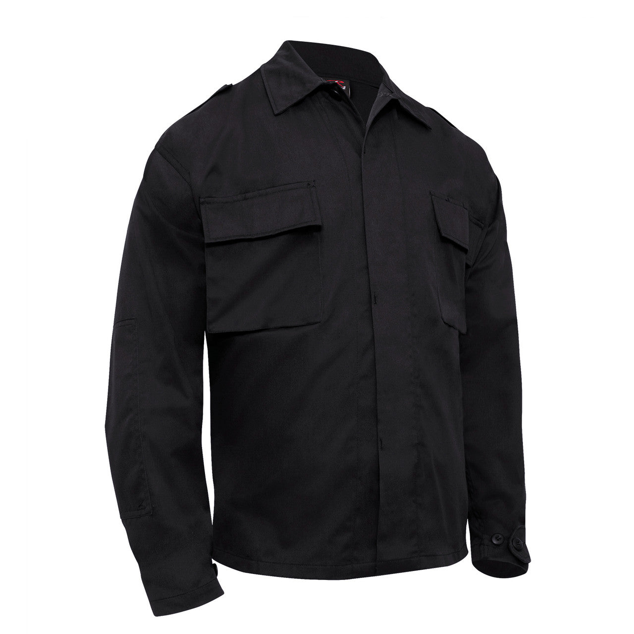Rothco Tactical 2 Pocket BDU Shirt: Black