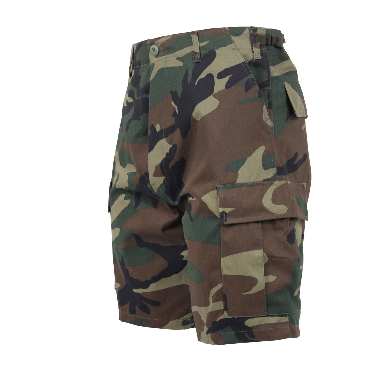 Rothco Camo BDU Shorts: Woodland Camo