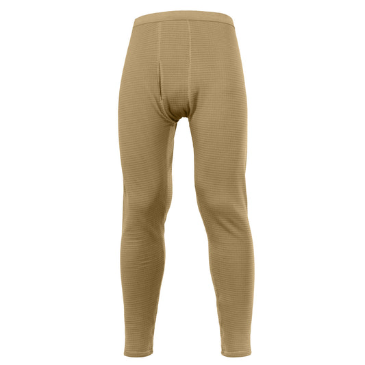 Rothco ECWCS Grid Fleece Bottoms: Coyote Brown