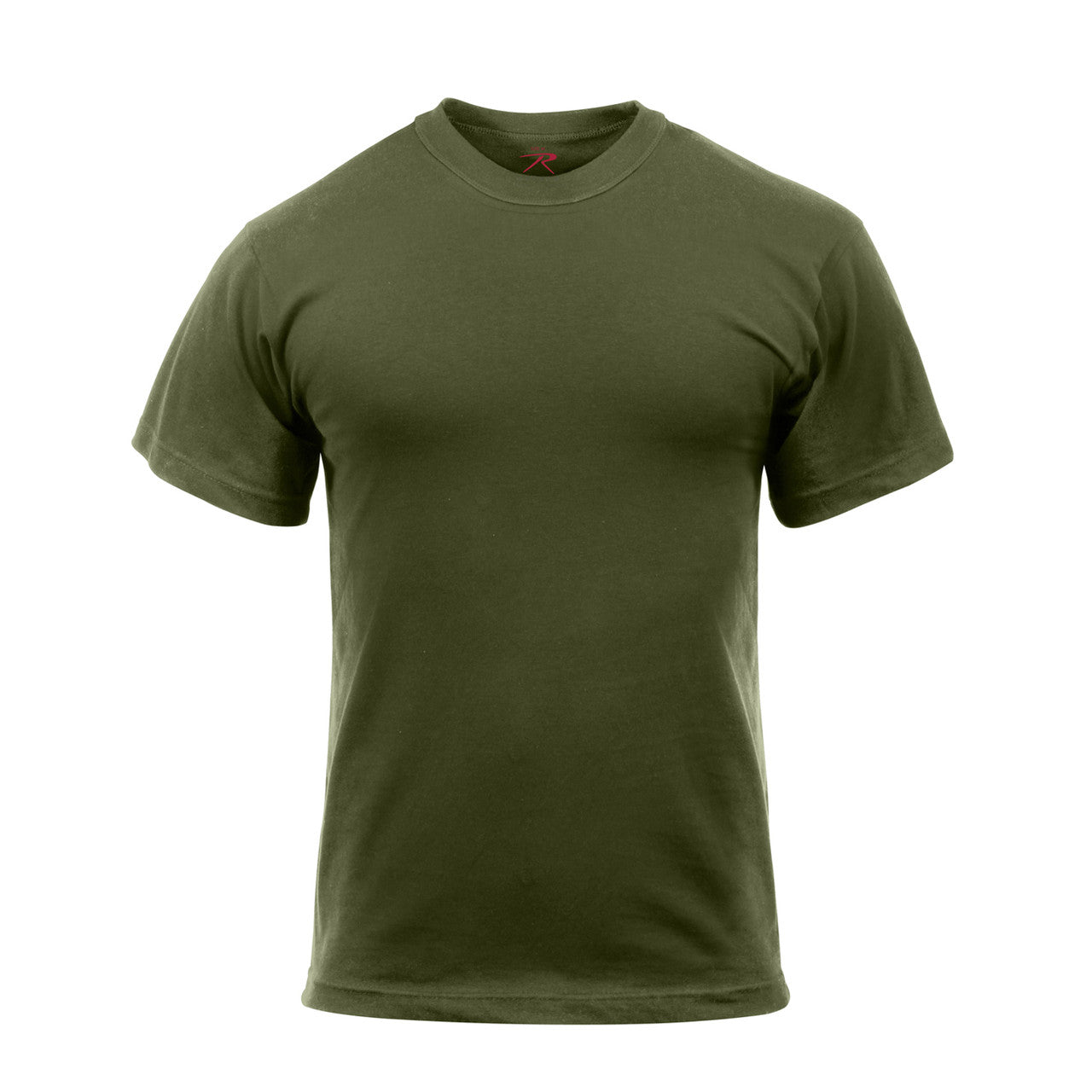 Rothco Solid Color Cotton/Poly T-Shirt: Olive Drab