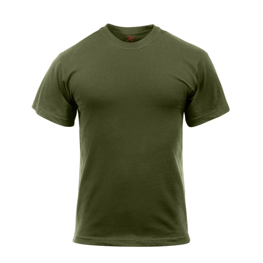 Rothco Solid Color Cotton/Poly T-Shirt: Olive Drab
