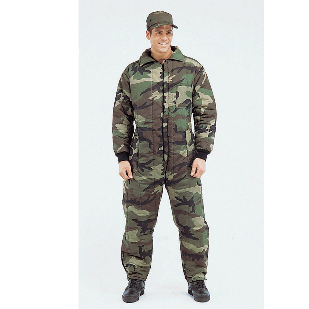 Rothco Insulated Coveralls: Woodland Camo