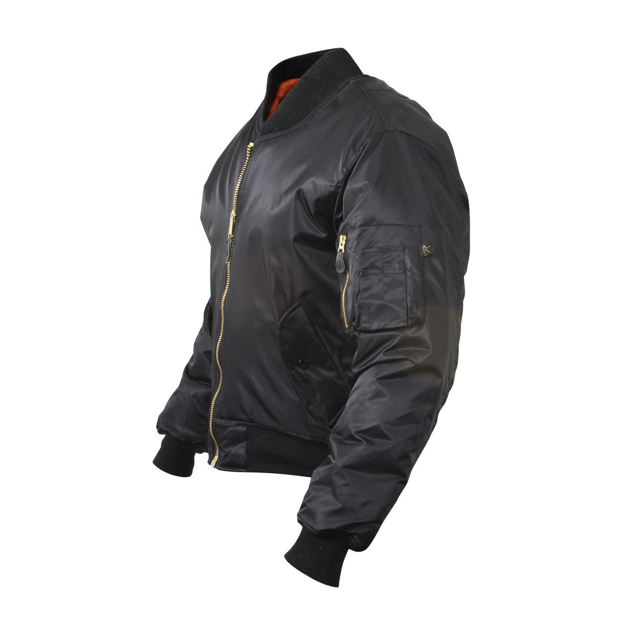 Rothco MA-1 Flight Jacket: Black