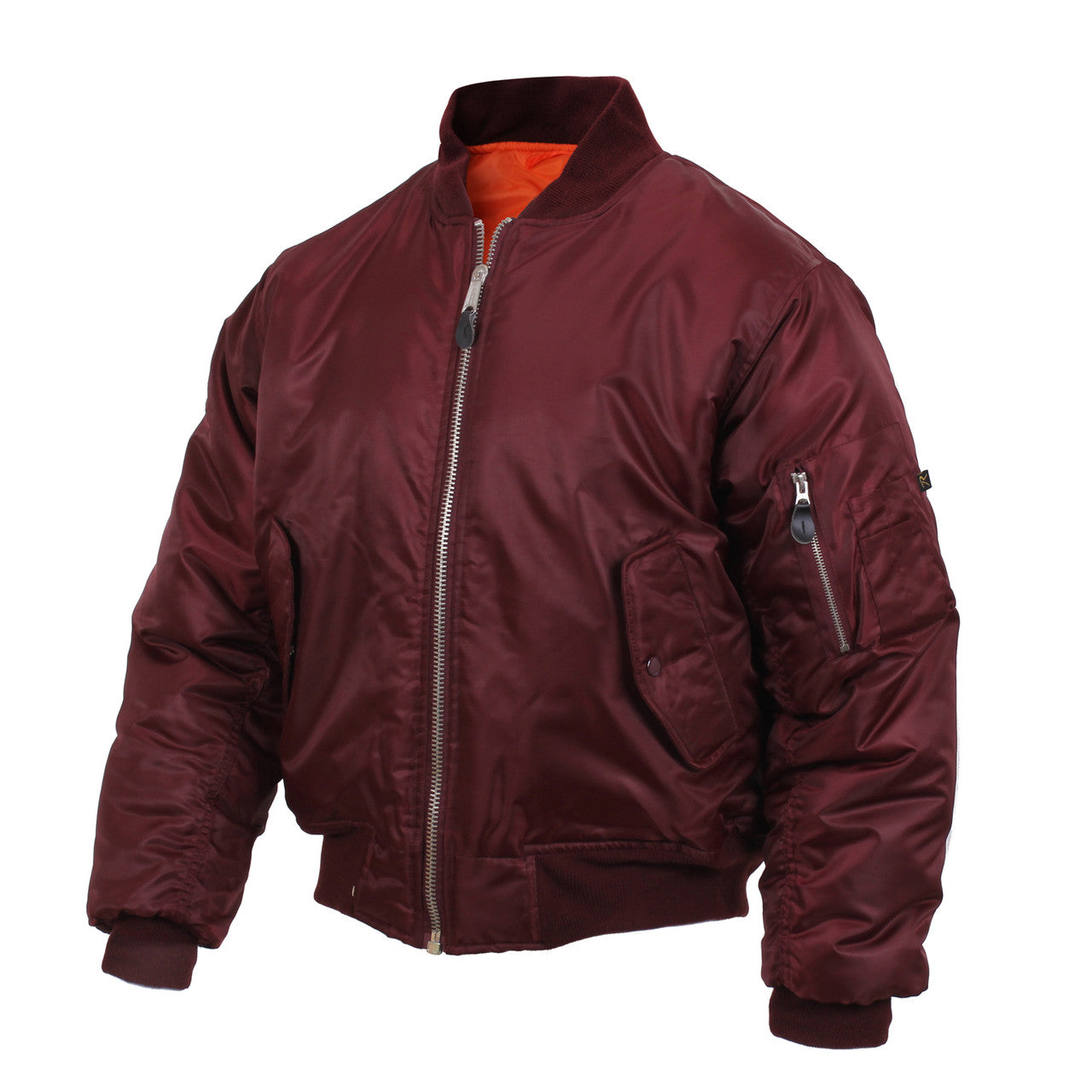 Rothco MA-1 Flight Jacket: Maroon