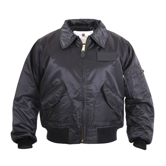 Rothco CWU-45P Flight Jacket: Black
