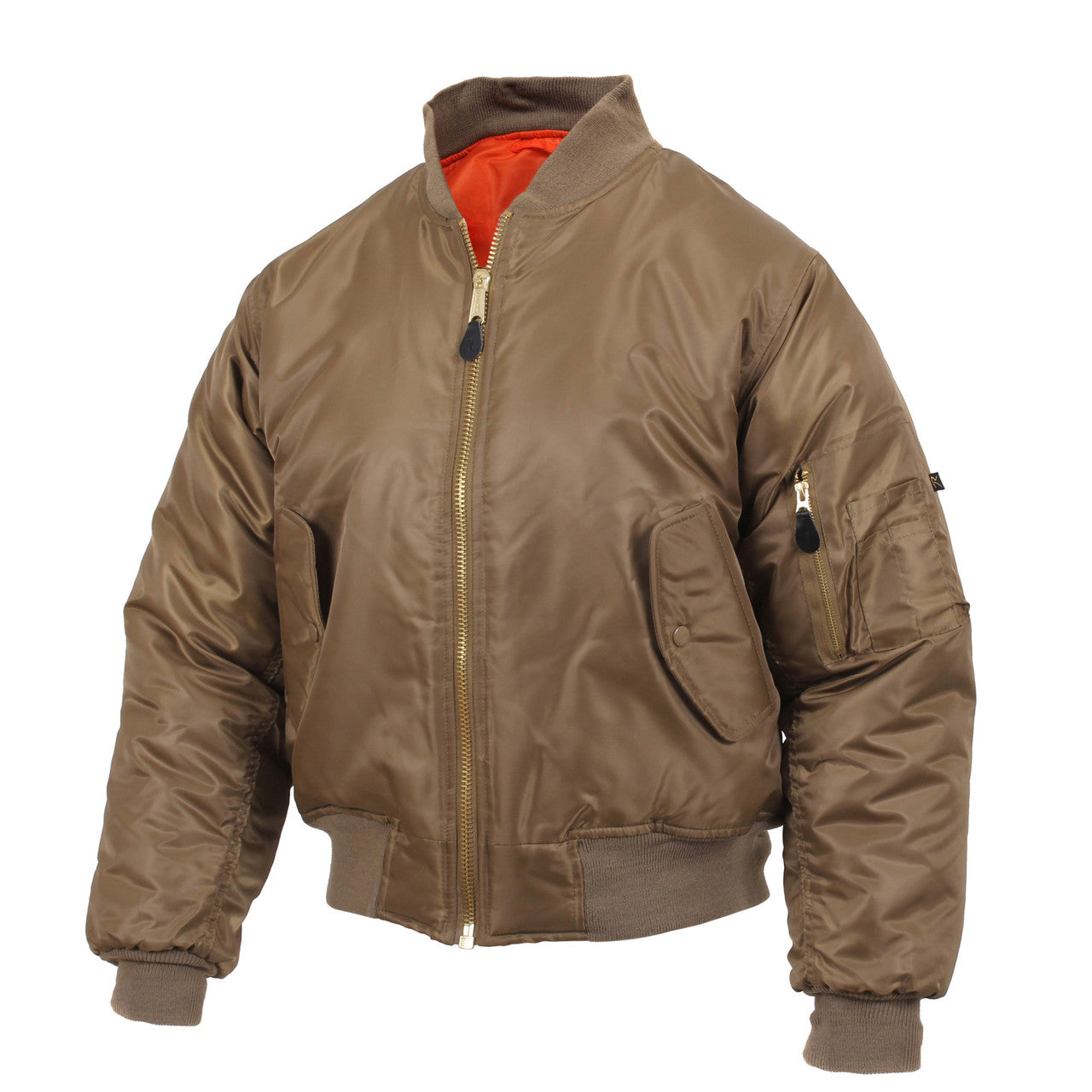 Rothco MA-1 Flight Jacket: Coyote Brown
