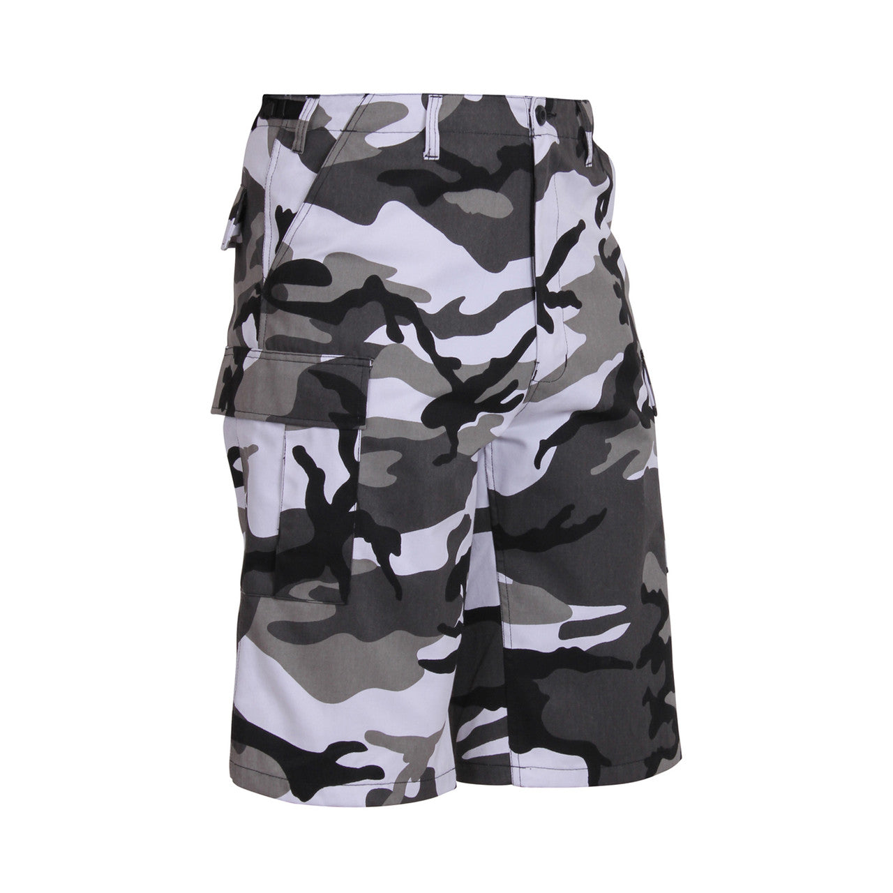 Rothco Long Length Camo BDU Shorts: City Camo
