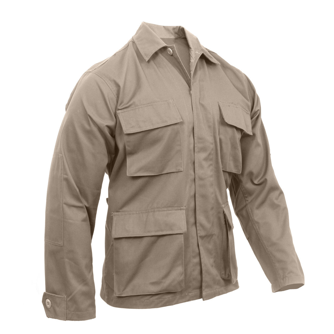 Rothco Twill BDU Shirt: Khaki