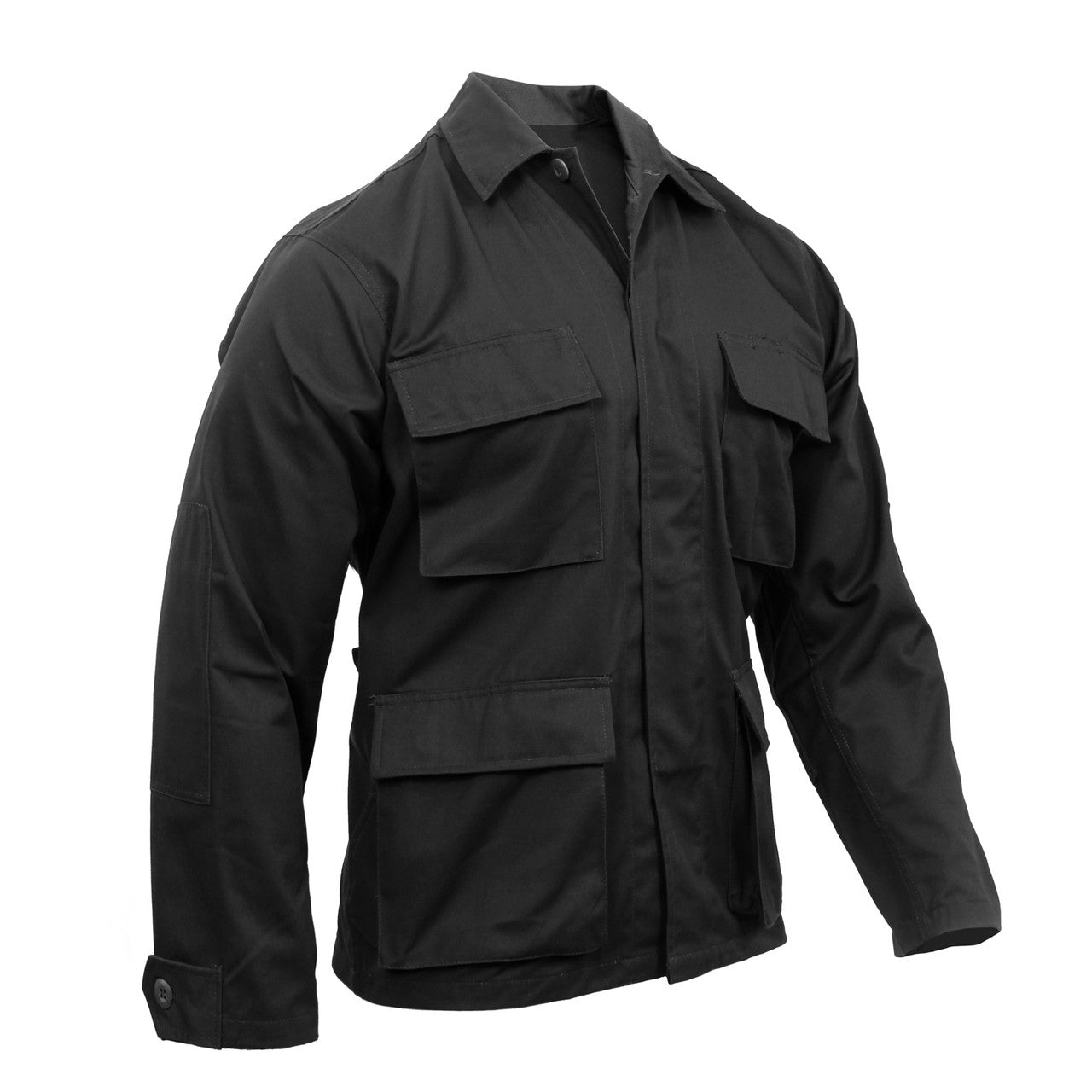 Rothco Twill BDU Shirt: Black