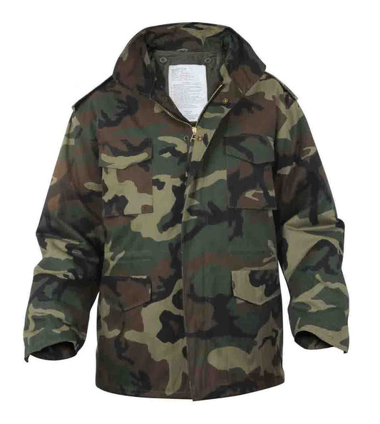 Rothco Camo M-65 Field Jacket: Woodland Camo