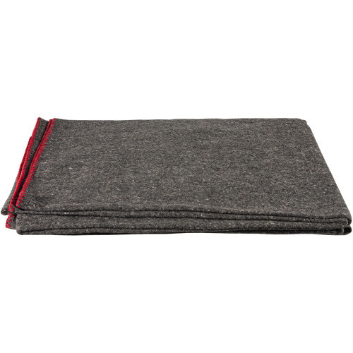 Fox Gray/Red Wool Camp Blanket