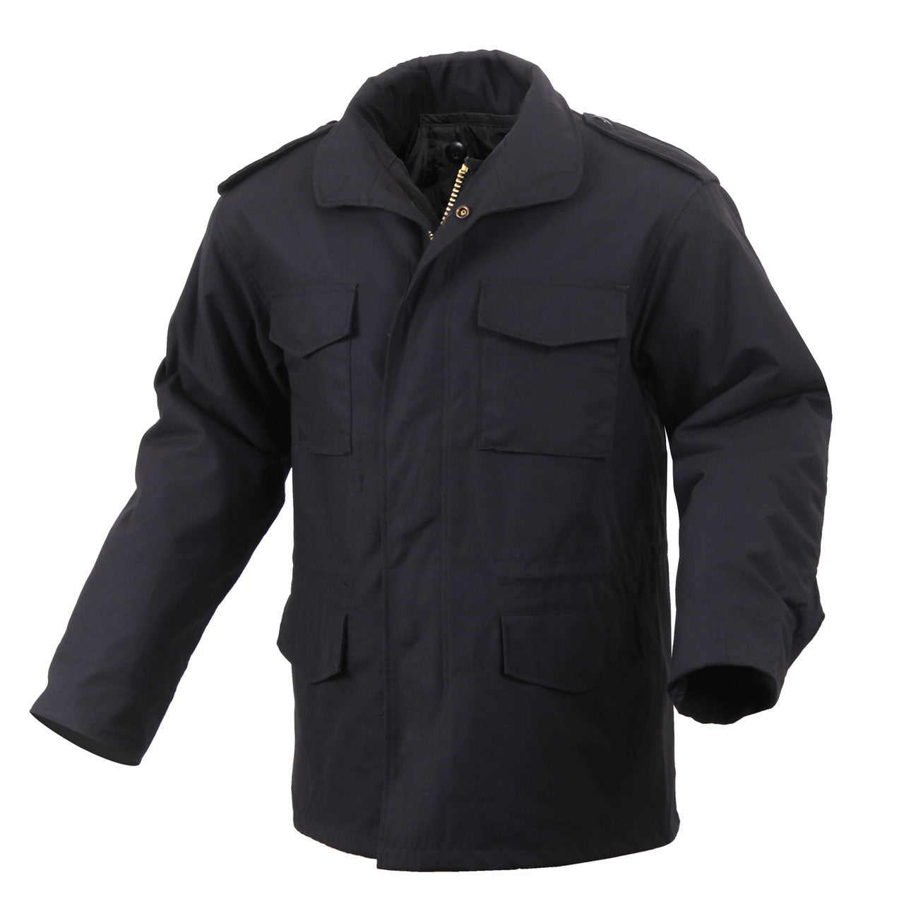 Rothco M-65 Field Jacket: Black