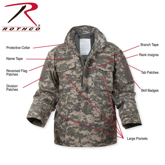 Rothco Digital Camo M-65 Field Jacket