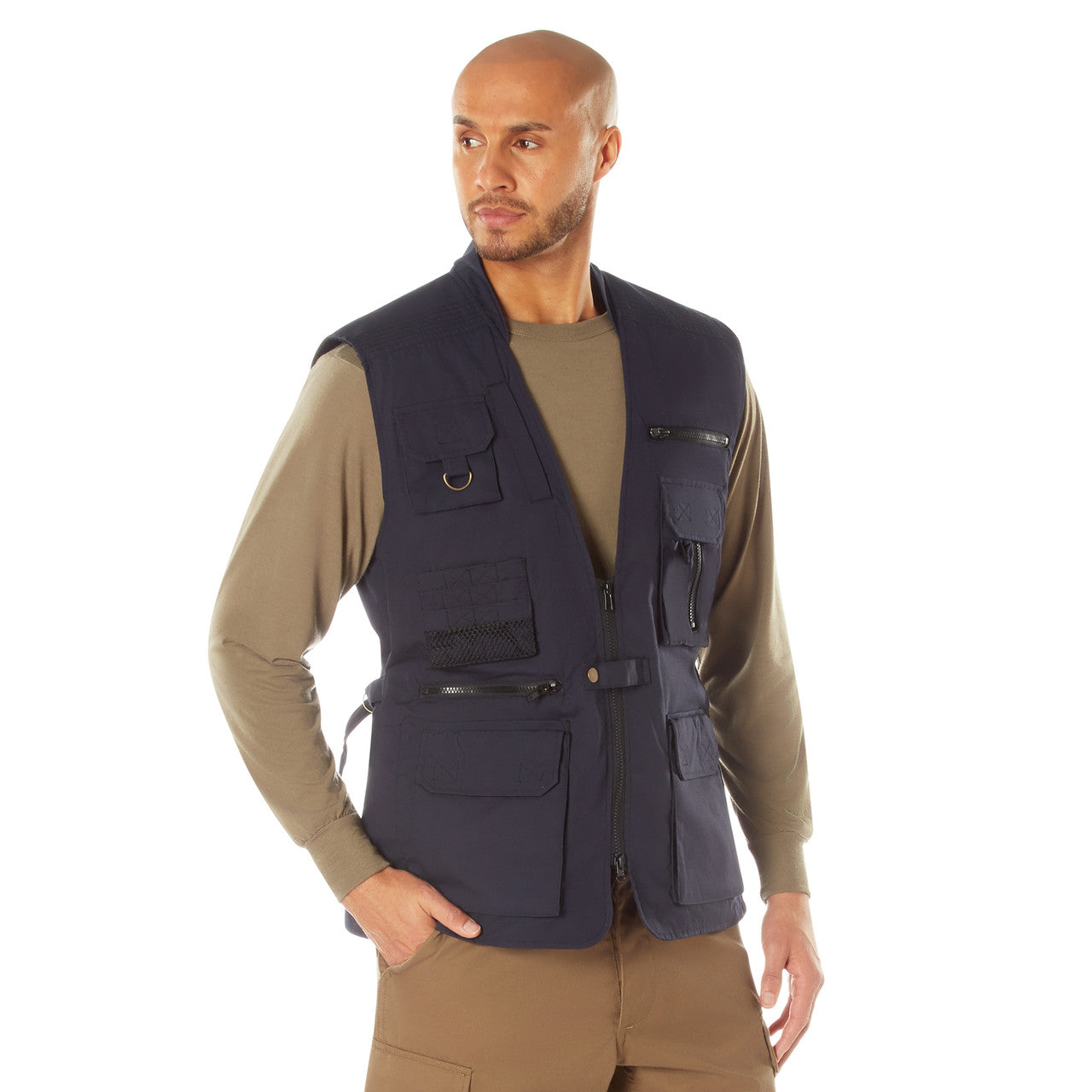 Rothco Plainclothes Concealed Carry Vest: Midnight Navy Blue