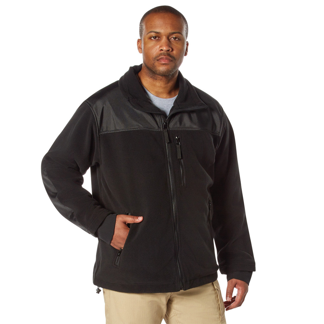 Rothco Concealed Carry Spec Ops Fleece Jacket: Black