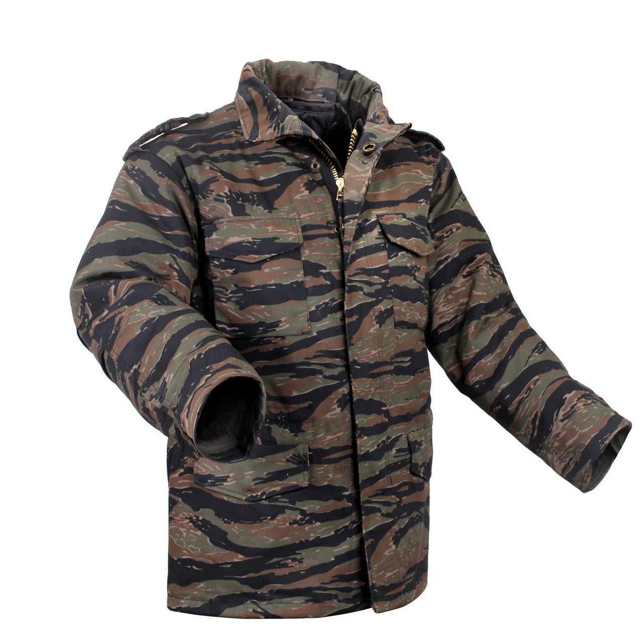 Rothco Camo M-65 Field Jacket: Tiger Stripe Camo
