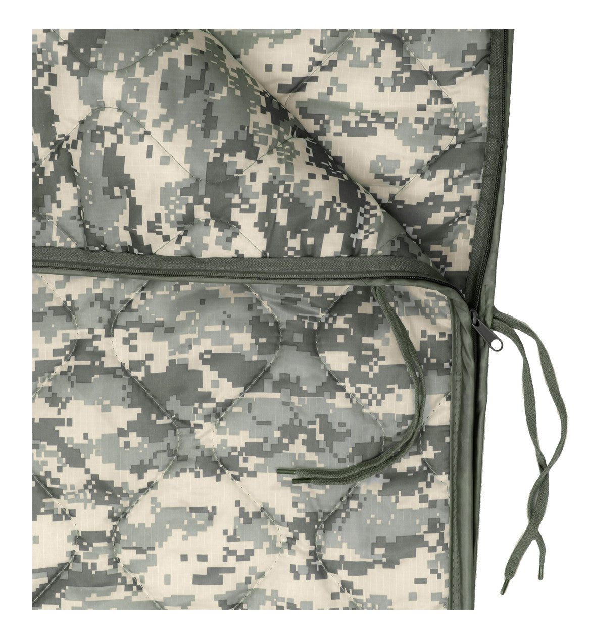 Rothco Ripstop Zippered Poncho Liner: ACU Digital Camo