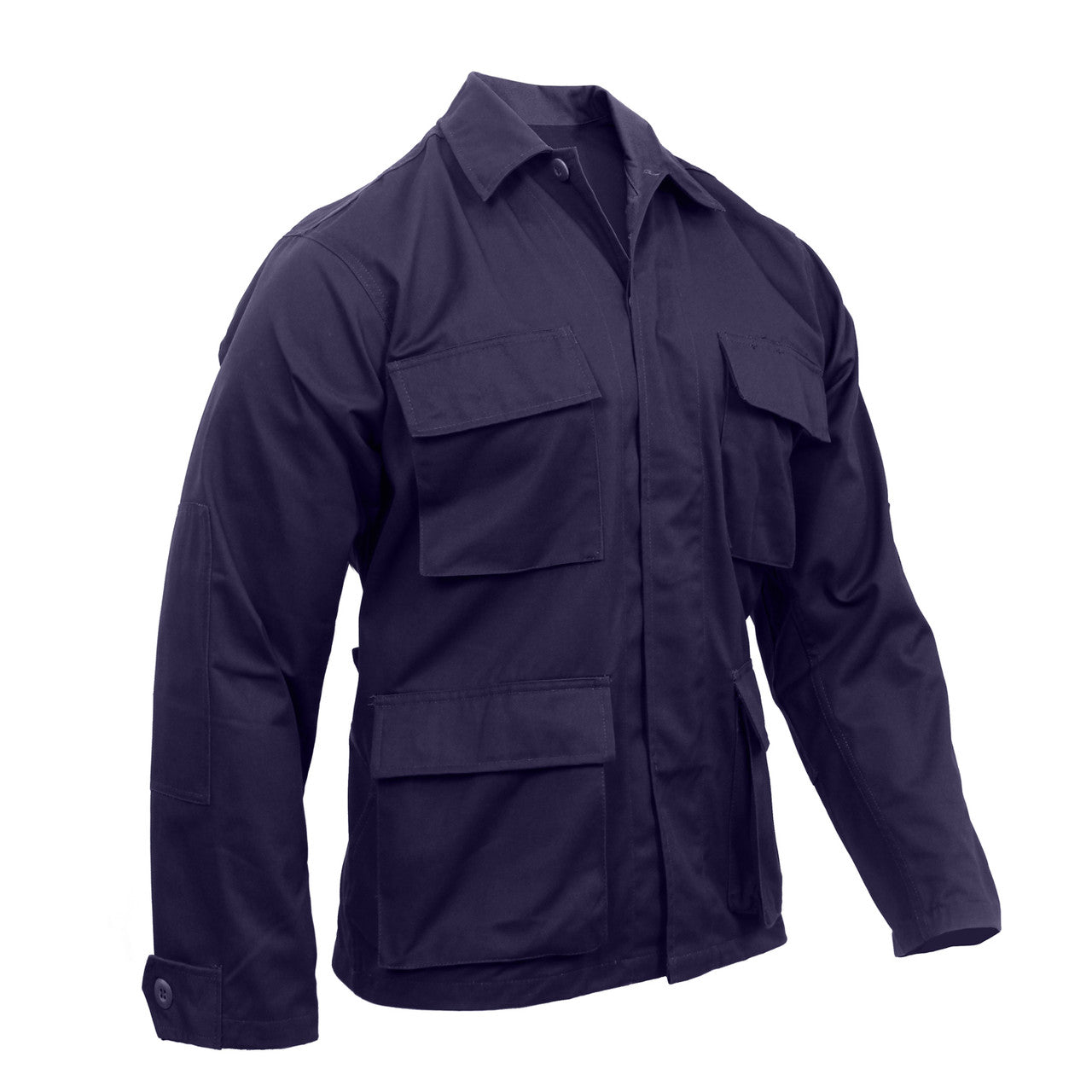 Rothco Twill BDU Shirt: Navy Blue