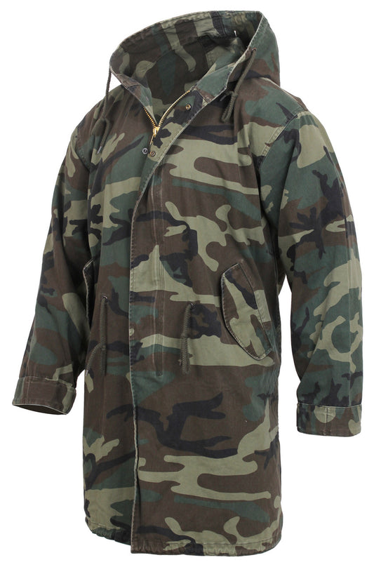 Rothco Vintage Camo M-51 Fishtail Parka: Woodland Camo