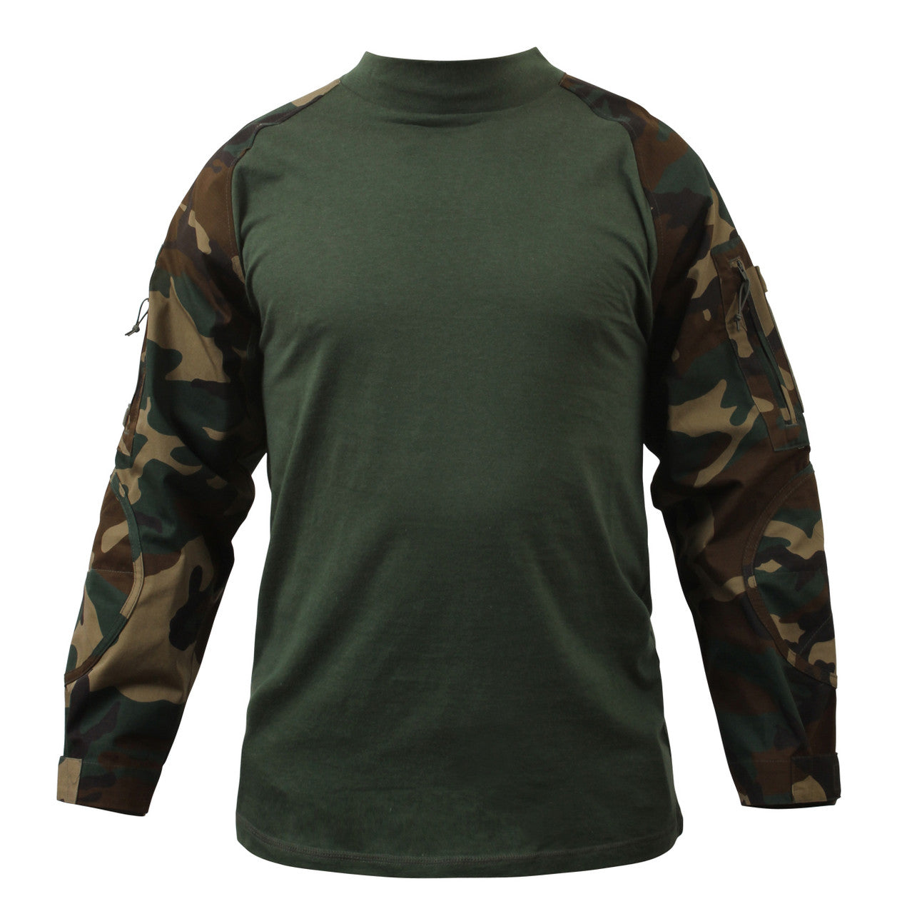 Rothco Military FR NYCO Combat Shirt: Woodland Camo