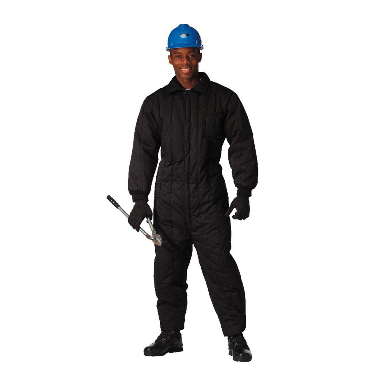 Rothco Insulated Coveralls: Black