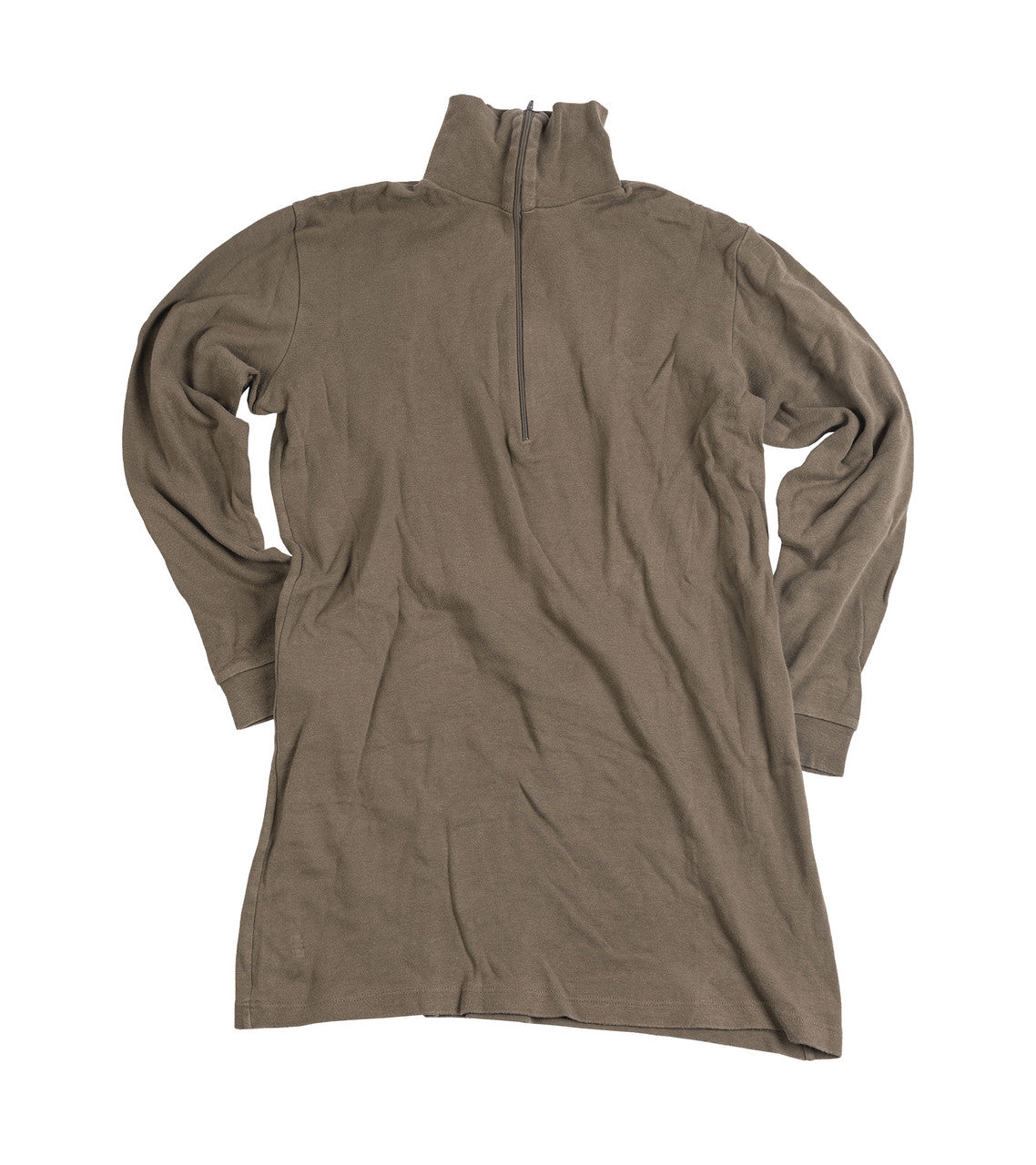 Swiss OD Tricot Shirt with Zipper
