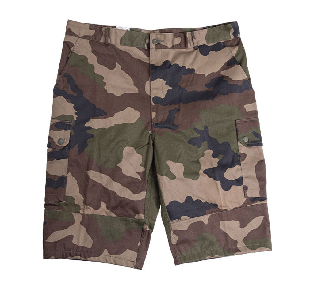 French CCE Camo F2 Bermuda Shorts, French Military Surplus