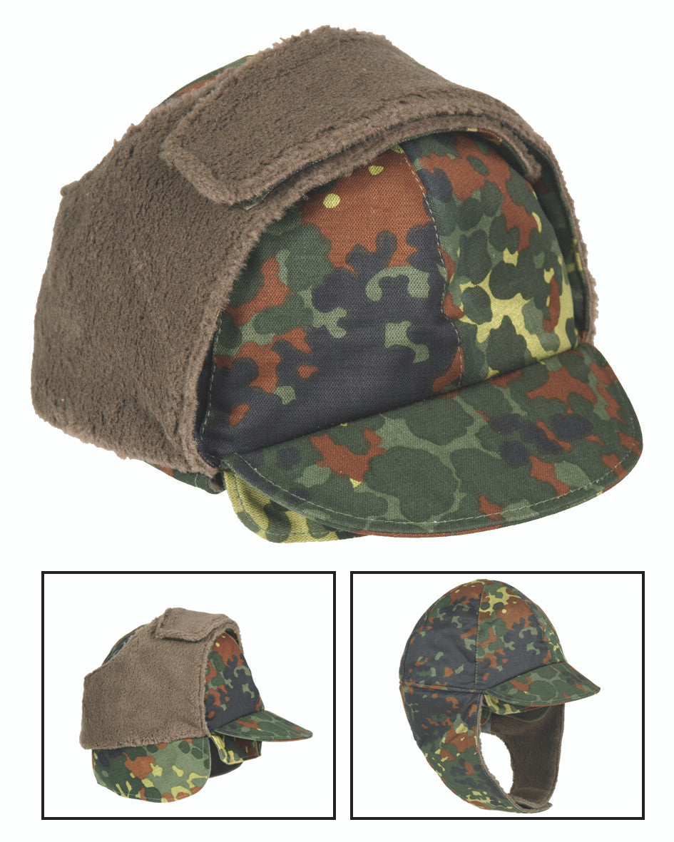 German Flecktarn Winter Field Cap