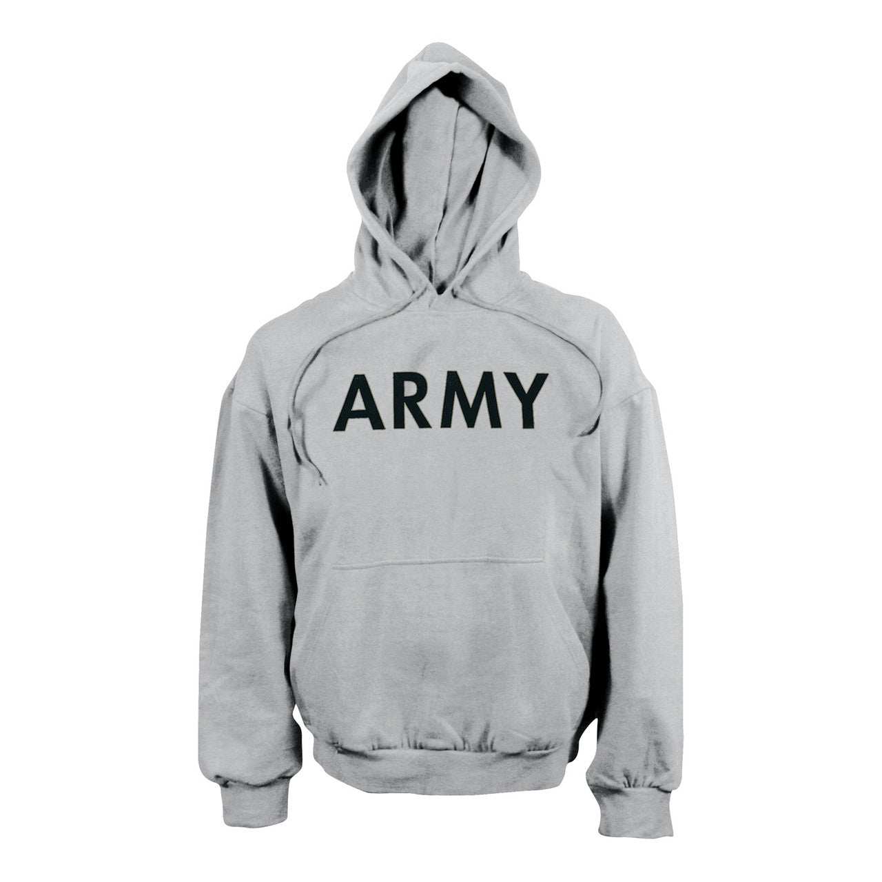 Rothco Army PT Pullover Hooded Sweatshirt: Grey
