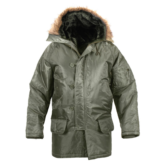 Rothco N-3B Snorkel Parka: Olive Drab