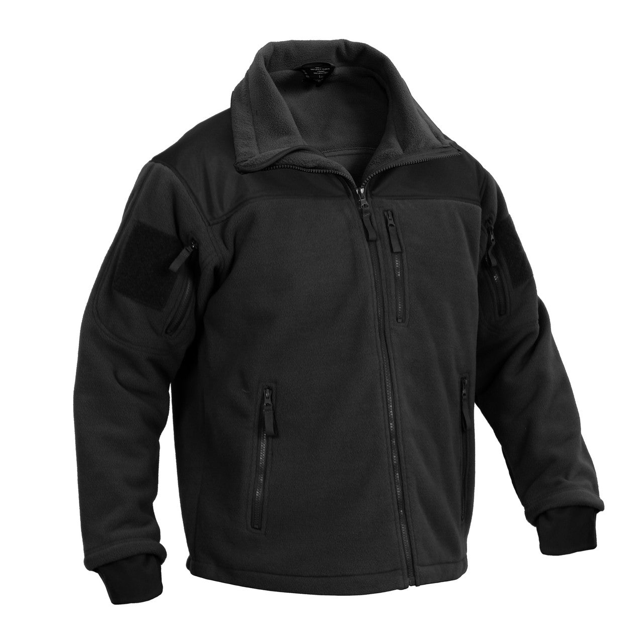Rothco Spec Ops Tactical Fleece Jacket: Black