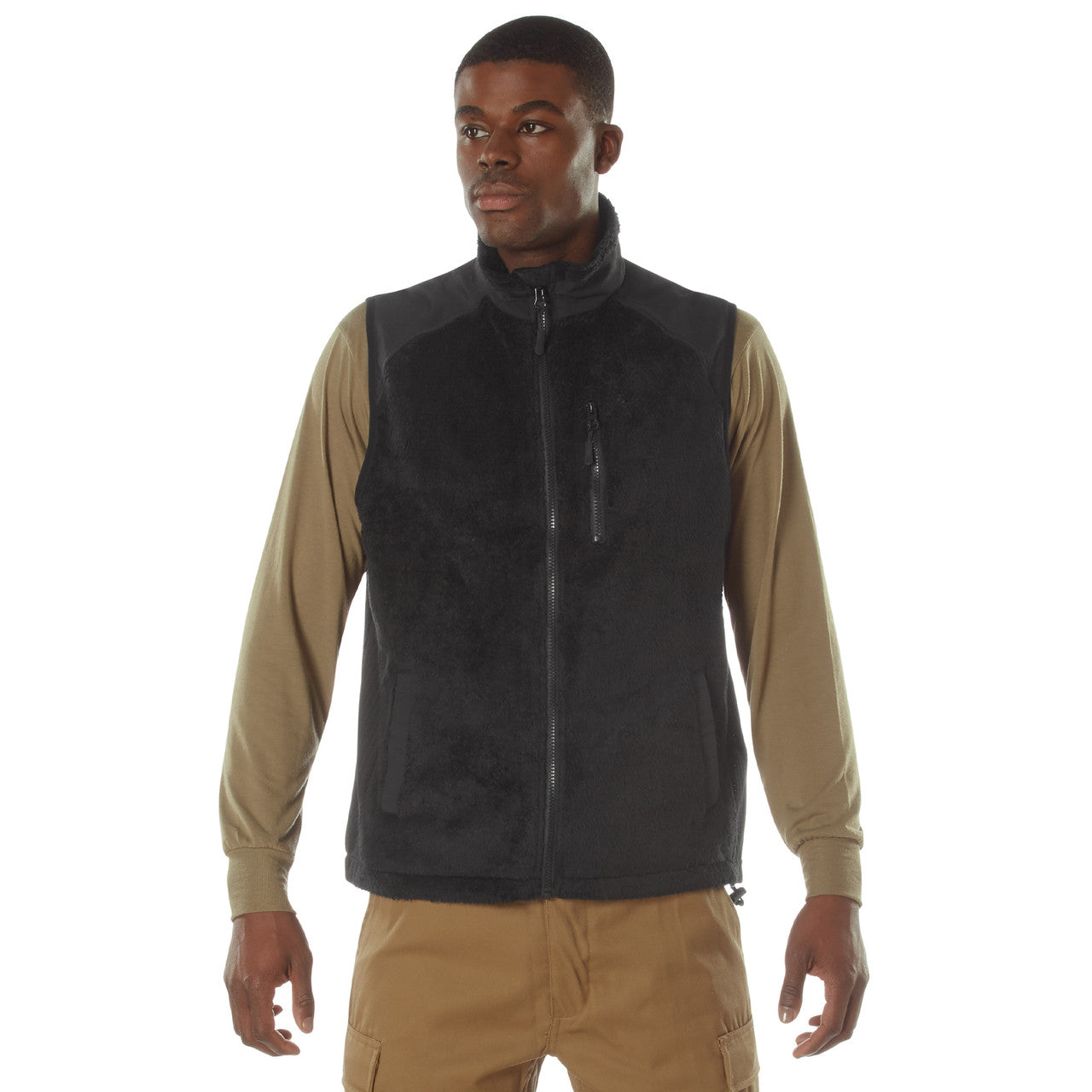 Rothco ECWCS Fleece Vest: Black