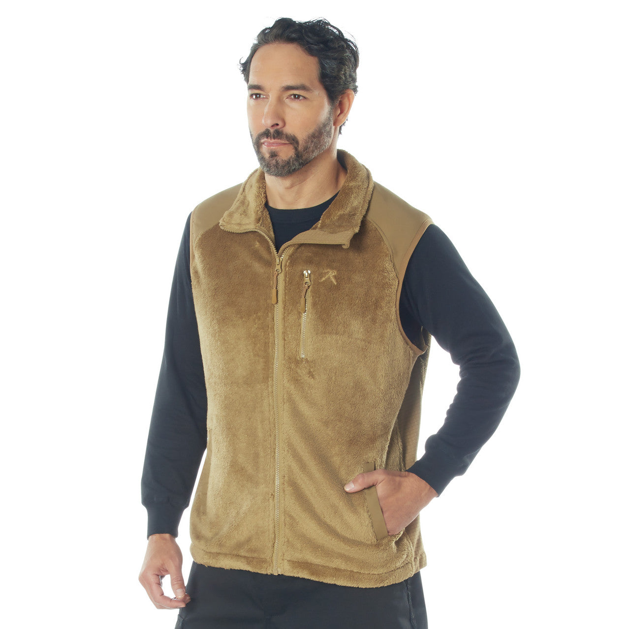 Rothco ECWCS Fleece Vest: Coyote Brown