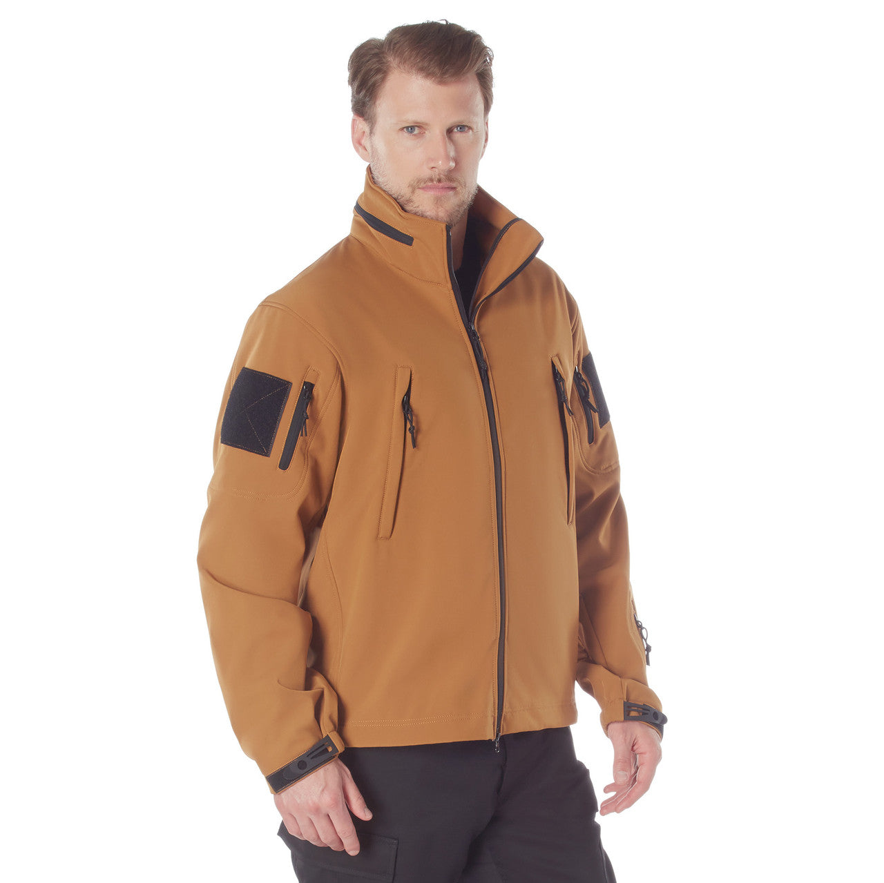 Rothco Special Ops Tactical Soft Shell Jacket: Work Brown