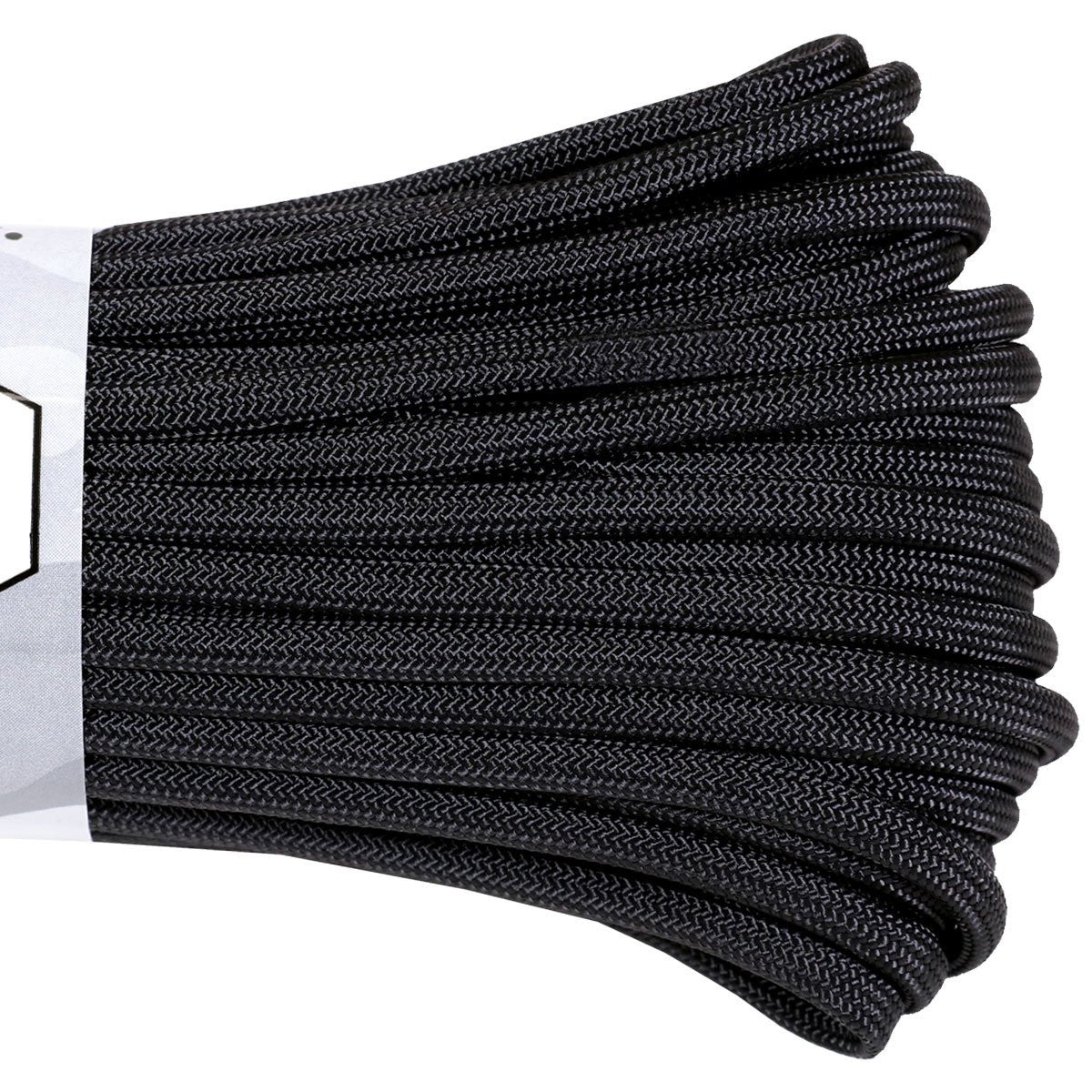 Atwood Rope, 550 Paracord, Nylon Parachute Cord, 7 Strand, USA Made: Black
