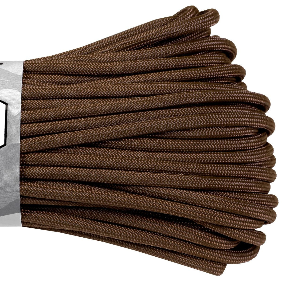 Atwood Rope, 550 Paracord, Nylon Parachute Cord, 7 Strand, USA Made: Brown