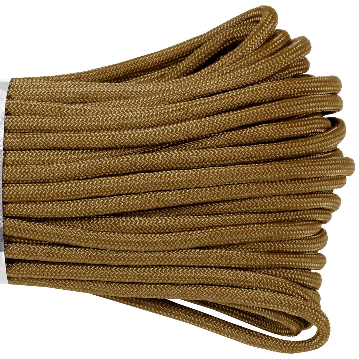 Atwood Rope, 550 Paracord, Nylon Parachute Cord, 7 Strand, USA Made: Coyote Brown
