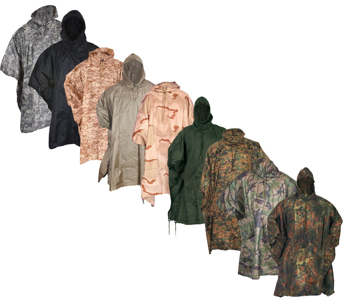 Fox Ripstop Rain Poncho