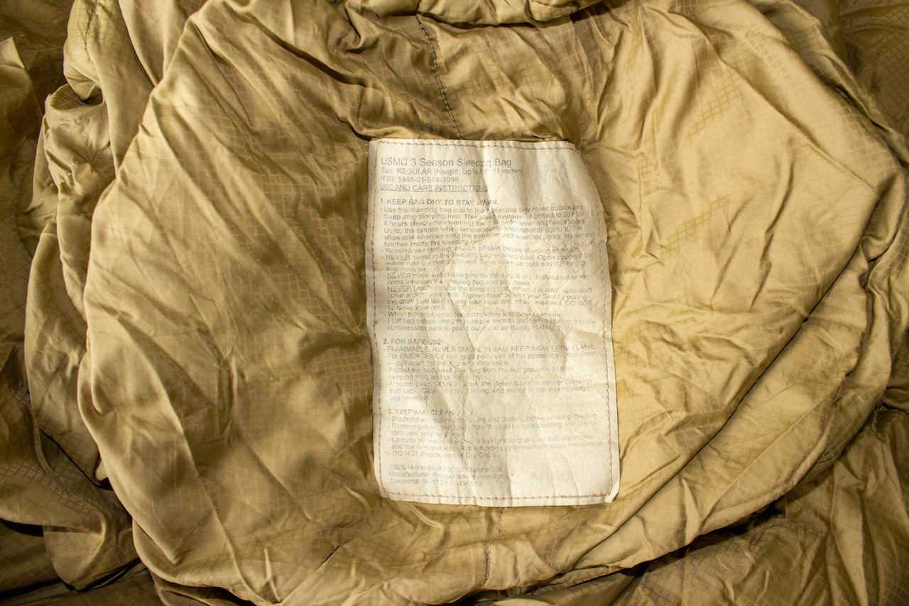 USGI US Military Surplus USMC 3-Season Sleeping Bag