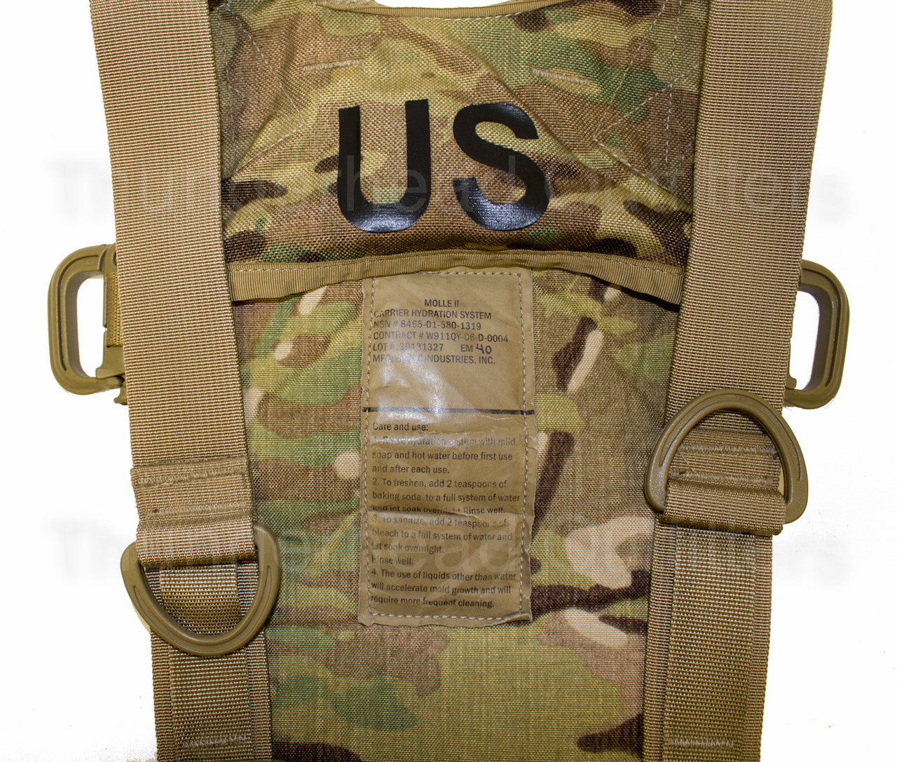 USGI US Military Surplus Multicam 3L Hydration Carrier w/ Grimloc