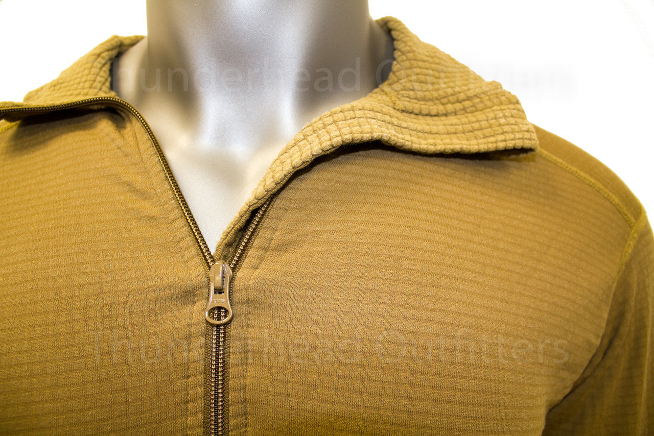 USGI US Military Surplus USMC Polartec Grid Fleece 1/2 Zip Shirt