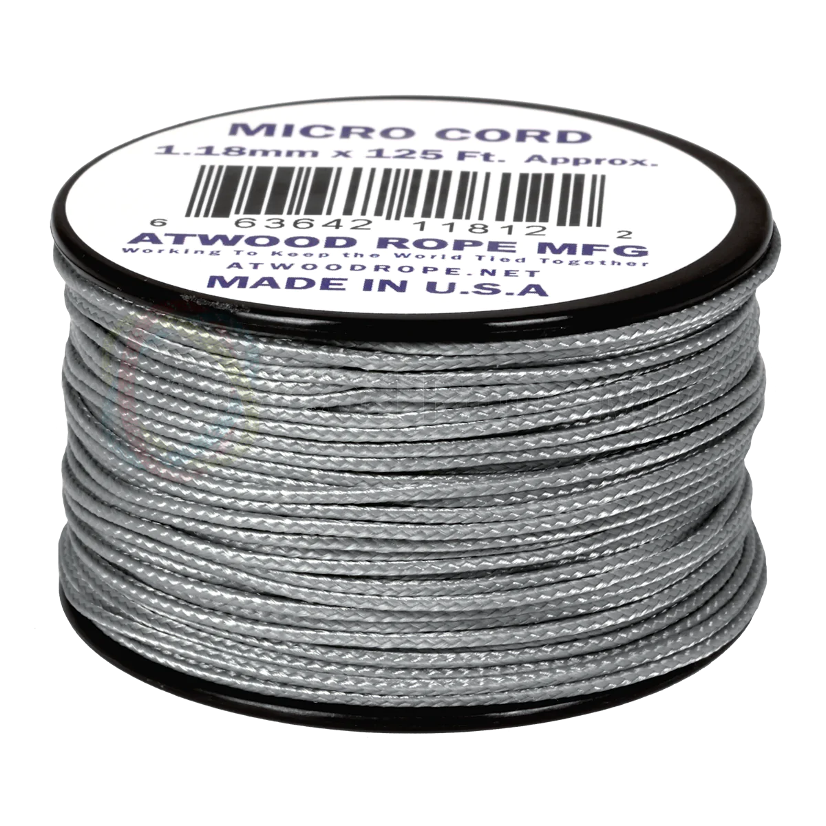 Atwood Rope, Micro Cord, US Made: Grey