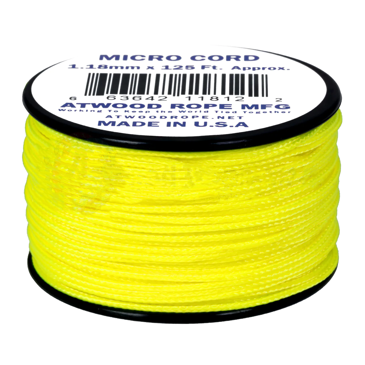 Atwood Rope, Micro Cord, US Made: Yellow