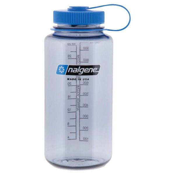 Nalgene 32oz Wide Mouth Bottle: Gray / Black
