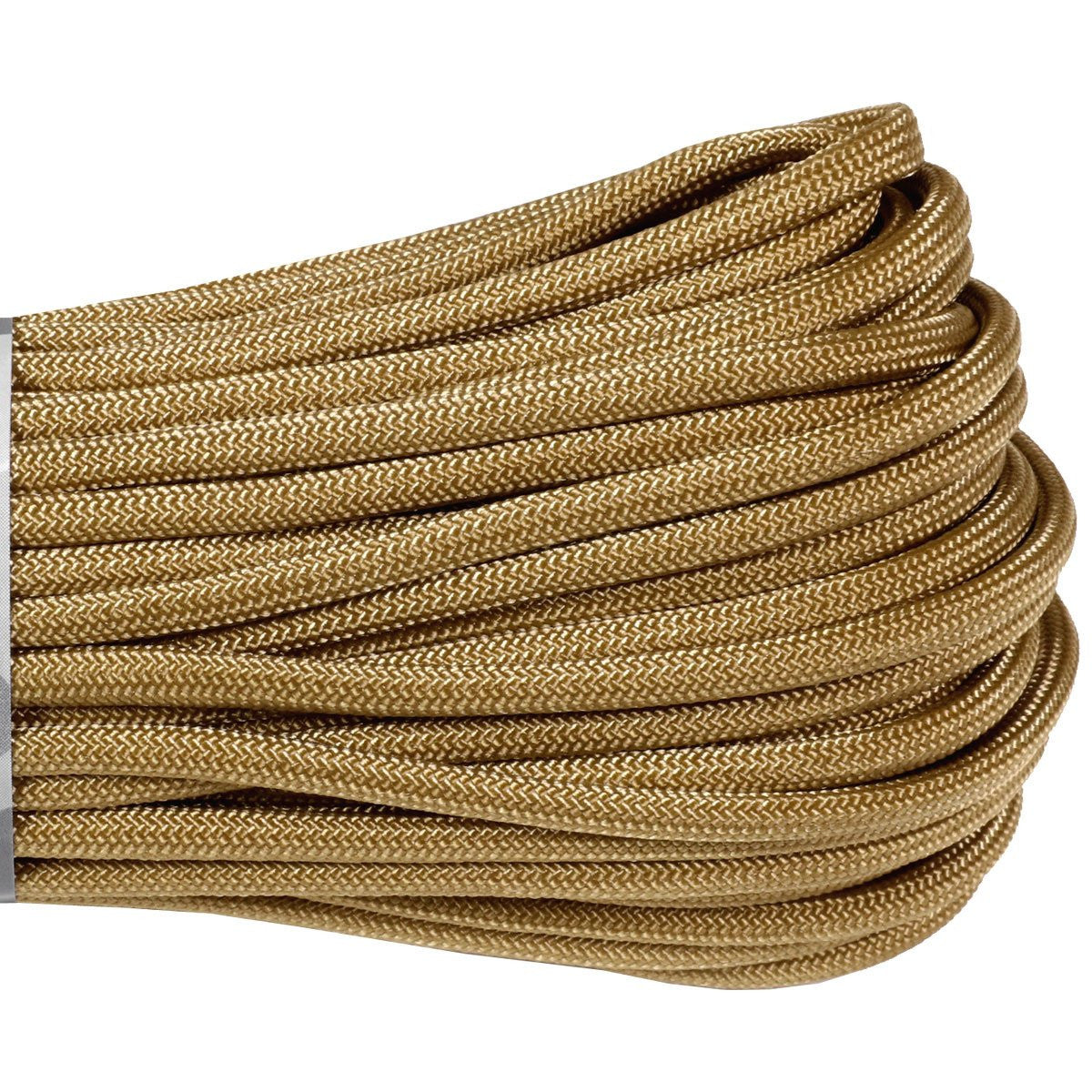 Atwood Rope, 550 Paracord, Nylon Parachute Cord, 7 Strand, USA Made: Tan