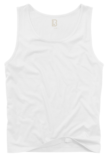 Brandit Essential Tank Top: White