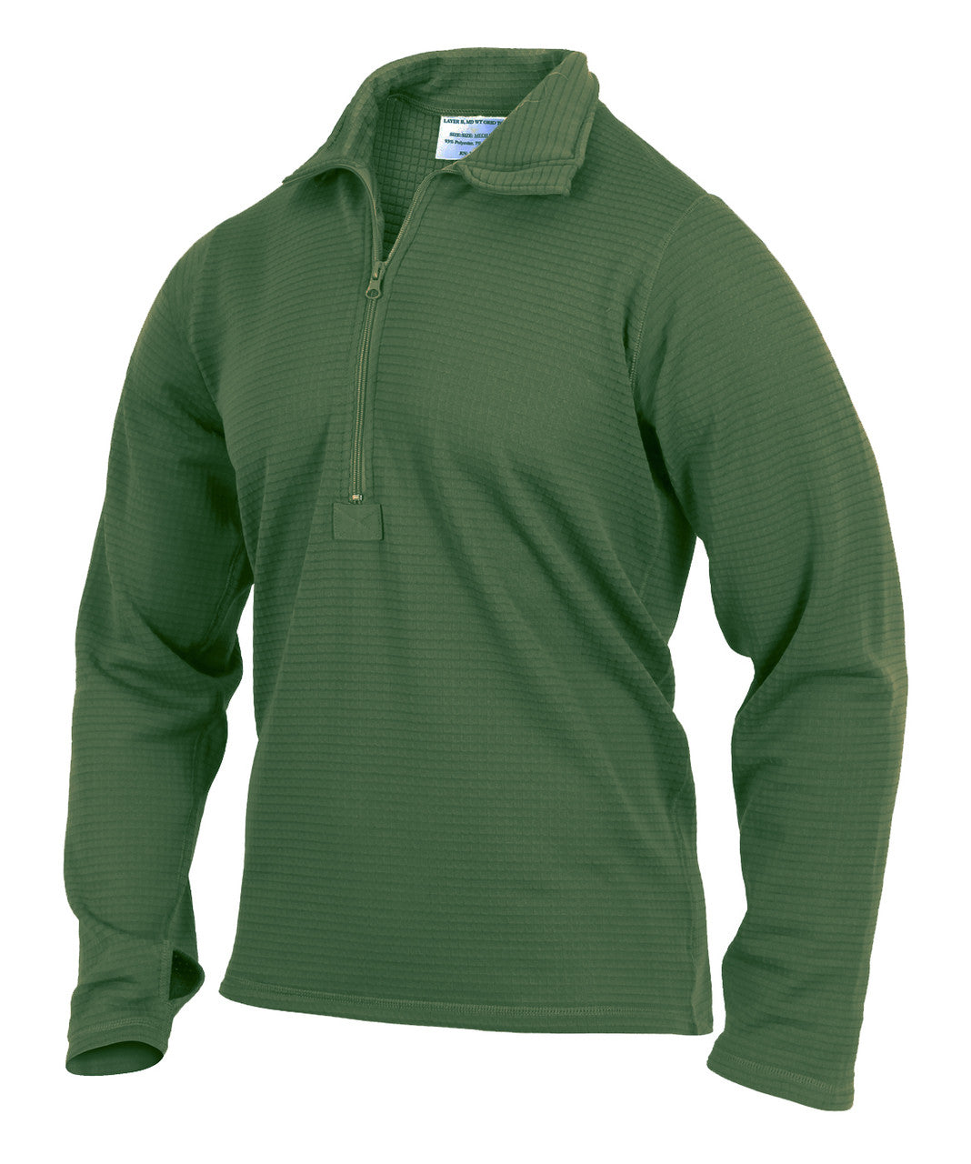 Rothco ECWCS Grid Fleece Top: Olive Drab